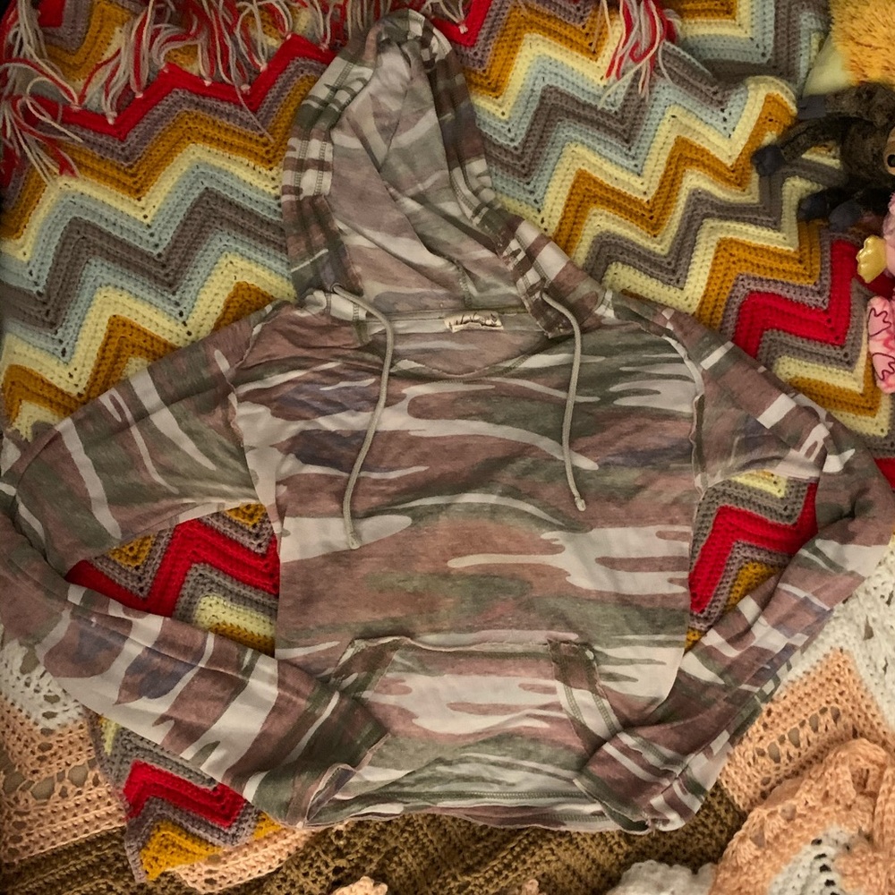 Cute Camo Cover Up/Hoodie